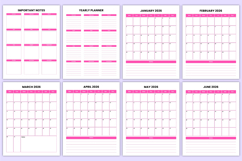 2026 Girl Boss Organizer Bundle Canva Template Product Image 4