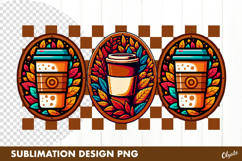 Fall Chess Clipart,Coffee Sublimation. Tshirt PNG Product Image 1
