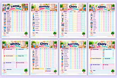 Homeschool Chore Chart | Kids Chore Tracking, Family Routine Product Image 4