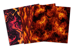 Fire Flames Texture Seamless Pattern and Digital Paper Product Image 4