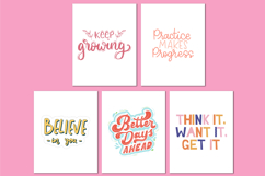 Kids Confidence &amp; Positivity Affirmations Canva templates Product Image 4