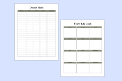 Overcome Anxiety &amp; Depression Journal Canva templates Product Image 4