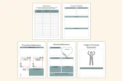 2027 PTSD & Trauma Processing Workbook Kdp interiors Product Image 4