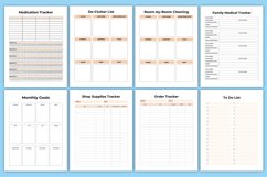 Editable Working From Home Planner Canva Product Image 4