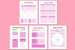 2026 Depression &amp; Self-Care Bundle Canva Templates Product Image 4