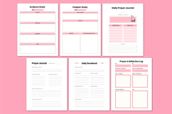 2026 Faith &amp; Scripture Study Journal Canva templates Product Image 4