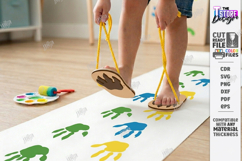 Footprint Shoes Laser Cut Bundle | Childrens Feet Stilts SVG Product Image 7