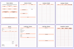 Craft Seller Business Organizer | Handmade Shop Planner Product Image 4