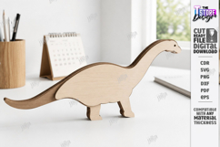 Dinosaur Desk Decor Laser Cut | Dinosaur Model Laser | CNC Product Image 1