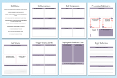 2026 PTSD &amp; Trauma Processing Workbook Canva templates Product Image 4