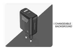 Glossy Charging Adapter Mockup Product Image 5