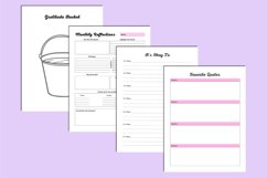 Self Care &amp; Gratitude Journal For Women For Canva Product Image 4