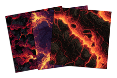 Volcano Lava Texture Seamless Pattern and Digital Paper Product Image 4