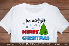 Christmas Dog Tshirt Design. Dog Saying Sublimation Product Image 1