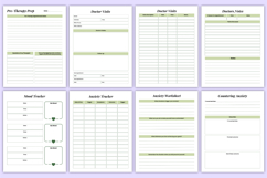 Therapy &amp; Self Care Workbook | Self Care &amp; Healing Canva Kdp Product Image 4