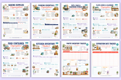 2027 Kitchen Organization Workbook | Pantry, Meal Prep Product Image 4