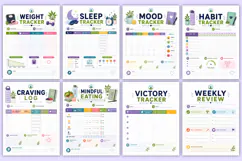2027 Weight Loss Success Planner | Health & Fitness Workbook Product Image 4
