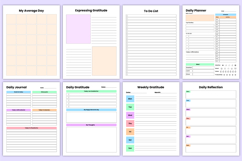 2026 Vision &amp; Manifestation Workbook Canva Templates Product Image 4