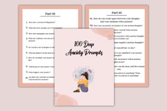 100 Deep Anxiety Prompts Canva Template Product Image 4