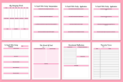 2026 Devotional &amp; Prayer Journal Canva templates Product Image 4