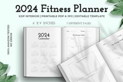 2024 Fitness Planner Kdp Interior Product Image 4