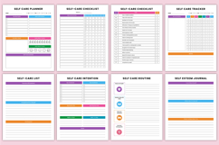 2026 Self Care Growth Journal Canva Template Product Image 4