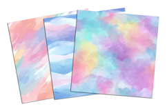 Pastel Watercolor Texture Seamless Pattern and Digital Paper Product Image 4