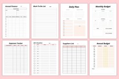 2024 Money Mindset Planner Canva Template Product Image 4