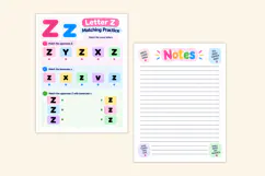 Alphabet Matching Worksheets Kdp interiors Product Image 4