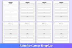 Editable 2024 Moon And Astrology Planner With Prompts Canva Product Image 4