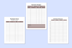 Bachelor Celebration Planner Book Canva templates Product Image 4