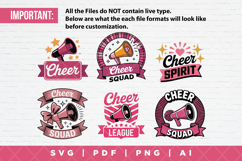 12 Cheerleader SVG Clipart Bundle Product Image 3
