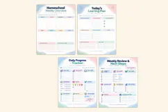 Homeschool Daily Schedule Planner Kdp interiors Product Image 4