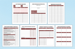 2026 Home Maintenance Planner For Canva Interior Product Image 4