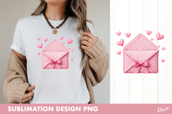 Pink Crochet Teacher Sublimation PNG Product Image 1