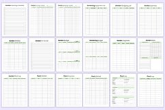 Garden Planner Bundle Canva Template Product Image 4