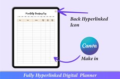 Digital Reading Planner For ipad Canva Template Product Image 4