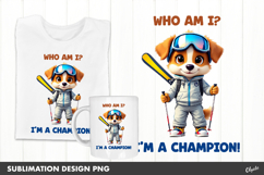 Sport Sublimation PNG, Sport Quote, Winter Sport PNG Product Image 1