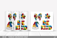 Awareness Autism 20 OZ Tumbler Wrap PNG Product Image 1