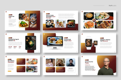 Food &amp; Restaurant Keynote Template Product Image 5