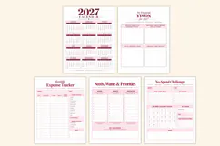 2027 Financial Freedom Workbook Kdp interiors Product Image 4