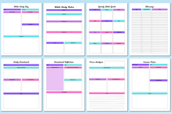 2026 Bible &amp; Devotional Planner Canva template Product Image 4