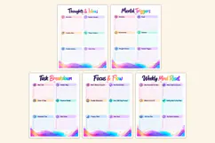 2027 ADHD Mental Clutter Planner Kdp interiors Product Image 4