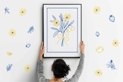 Mediterranean Amalfi Summer Art Style Outline Contour Icon Product Image 4