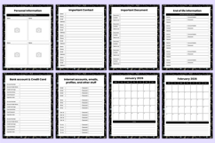 2026 Final Wishes &amp; Legacy Organizer Canva Templates Product Image 4