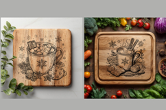 Christmas Cutting Board Laser Engraving Product Image 4