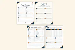 2027 Family Organization Planner Kdp interiors Product Image 4