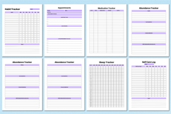 2026 Depression Therapy Journal Canva templates Product Image 4