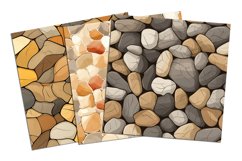 Colorful Stones Seamless Pattern and Digital Paper Product Image 4