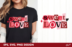 Cute Quote For Valentine's Day, Valentine Tshirt SVG, PNG,EP Product Image 1